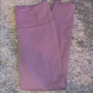 mauve lululemon reveal zen expression size 10